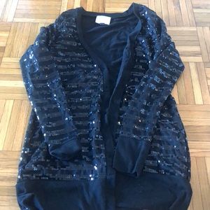 Romeo & Juliet couture sparkly black cardigan